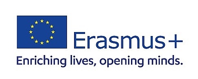 Das Bild zeigt das Logo von Erasmus Plus